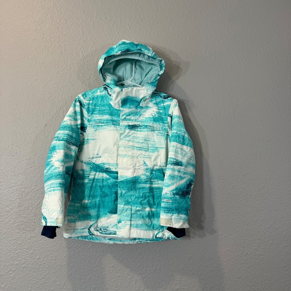The North Face Girl's Size XXS (5) Blue DryVent Insulated Hooded Winter Jacket